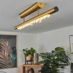 Plafonnier Rodeche LED Laiton, 1 lumière