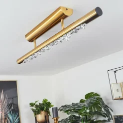 Plafonnier Rodeche LED Laiton, 1 lumière