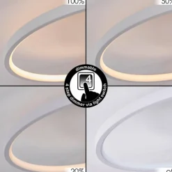 Plafonnier Rodekro Blanc, 1 lumière