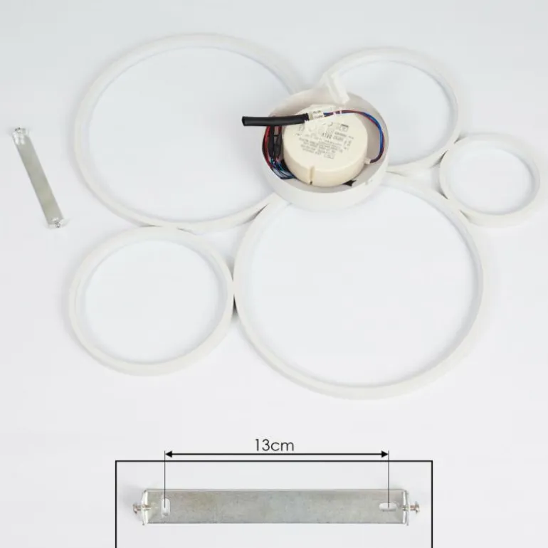 Plafonnier Rodekro Blanc, 1 lumière