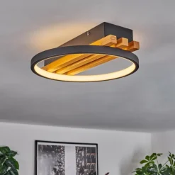 Plafonnier Rodekro LED Écru, Noir, 1 lumière