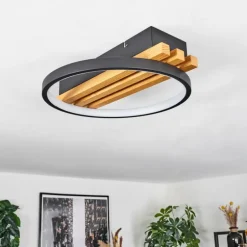 Plafonnier Rodekro LED Écru, Noir, 1 lumière