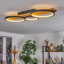 Plafonnier Rodekro LED Écru, Noir, 1 lumière