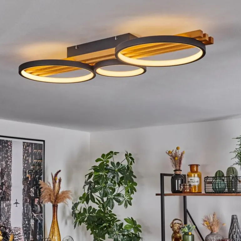 Plafonnier Rodekro LED Écru, Noir, 1 lumière