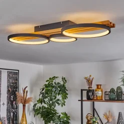 Plafonnier Rodekro LED Écru, Noir, 1 lumière