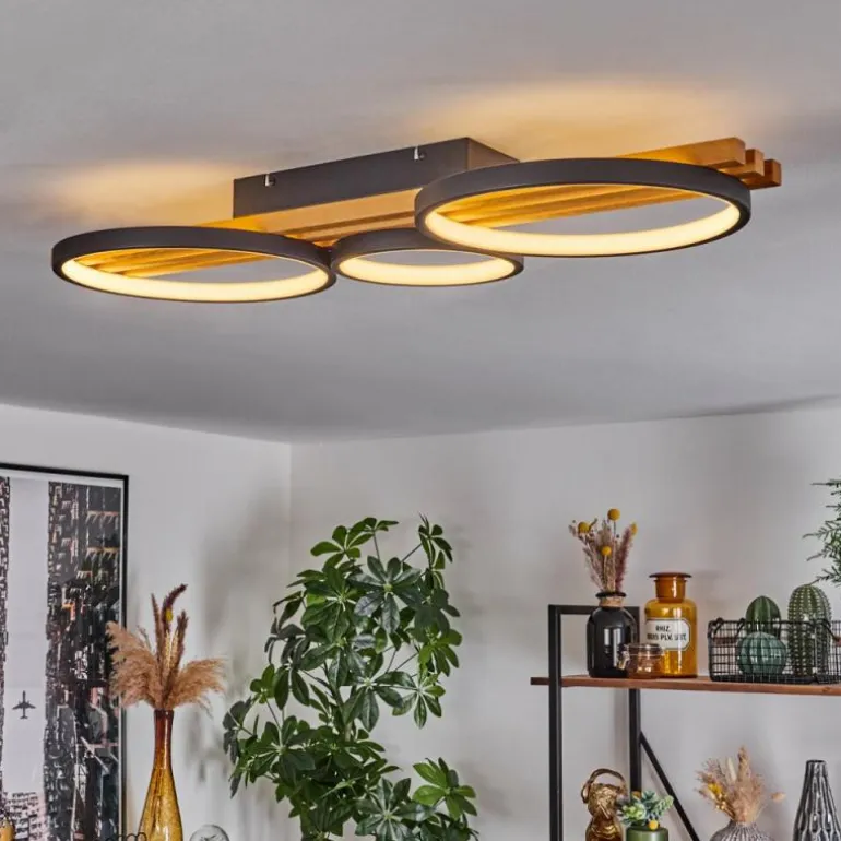 Plafonnier Rodekro LED Écru, Noir, 1 lumière