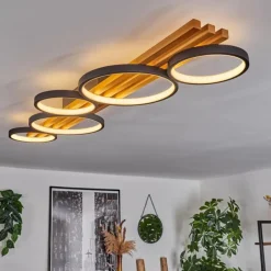 Plafonnier Rodekro LED Écru, Noir, 1 lumière