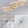 Plafonnier Rodekro LED Nickel mat, 4 lumières
