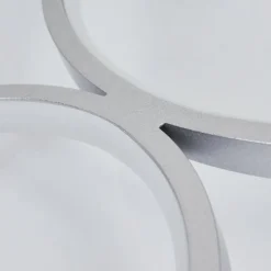 Plafonnier Rodekro LED Nickel mat, 4 lumières