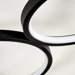 Plafonnier Rodekro LED Noir, 1 lumière