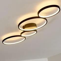 Plafonnier Rodekro LED Noir, 1 lumière