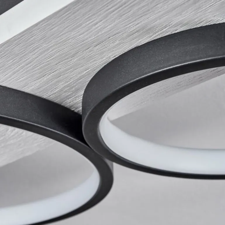 Plafonnier Rodekro LED Noir, Blanc, 1 lumière