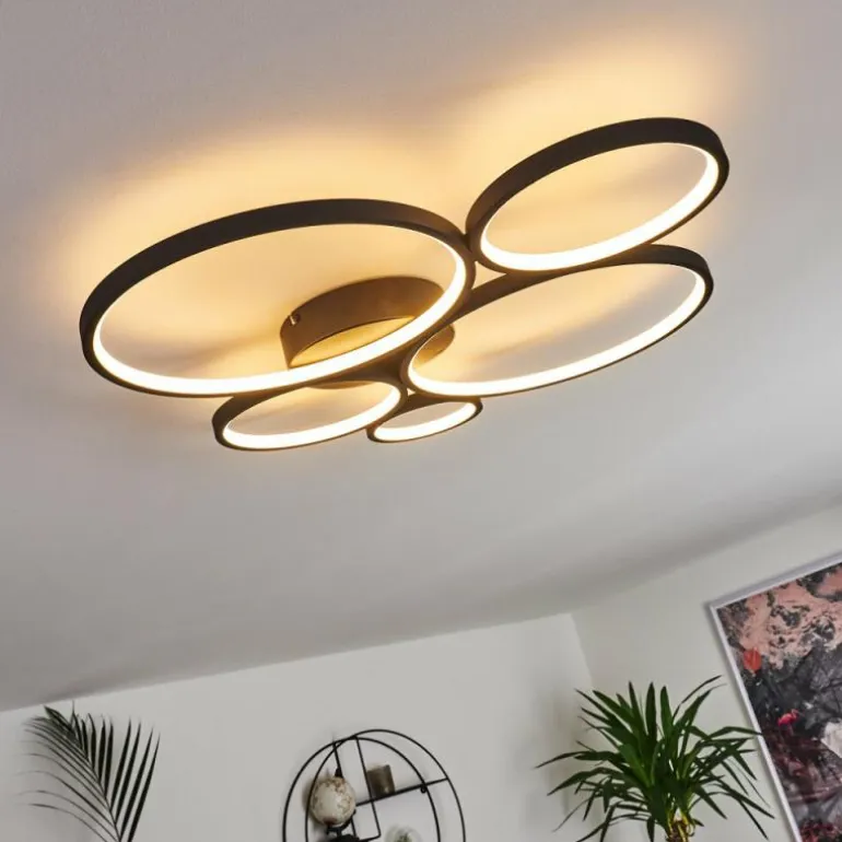 Plafonnier Rodekro Noir, 1 lumière