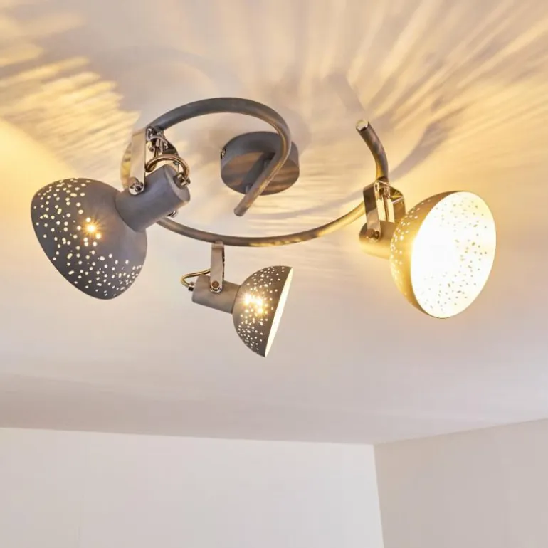 Plafonnier Ronia Gris, 3 lumières