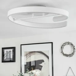 Plafonnier Rosemond LED Blanc, 1 lumière