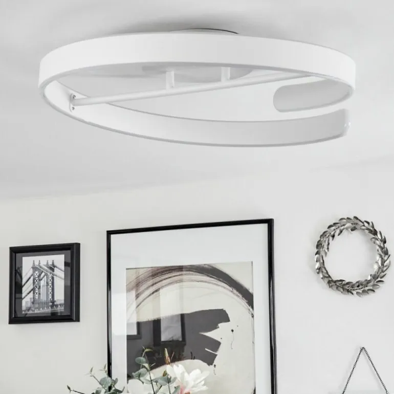 Plafonnier Rosemond LED Blanc, 1 lumière