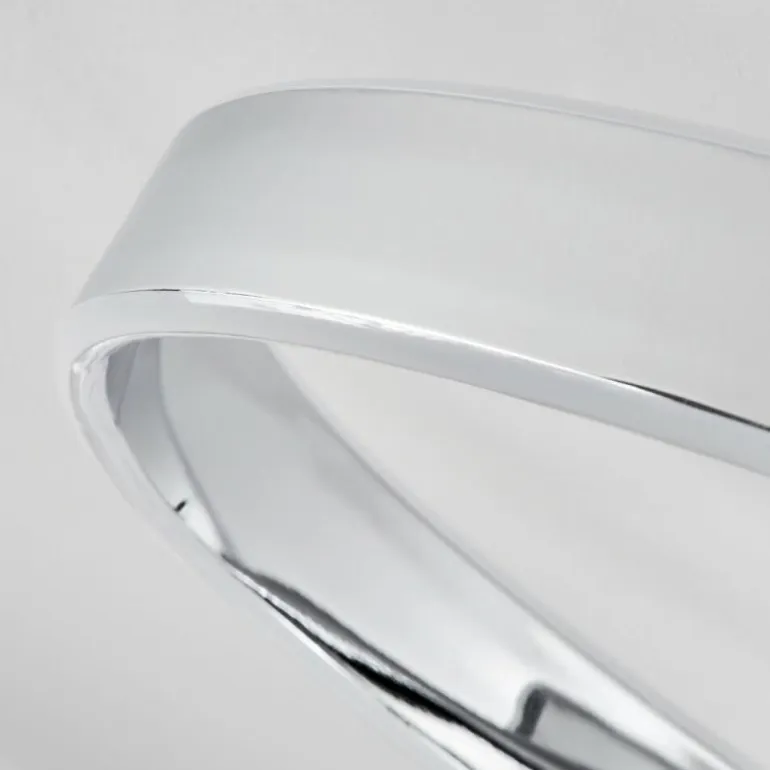Plafonnier Rosemond LED Chrome, Blanc, 1 lumière