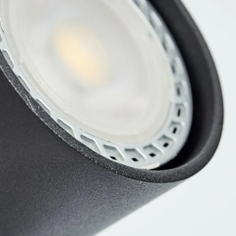 Plafonnier Rubeltein Noir, 2 lumières