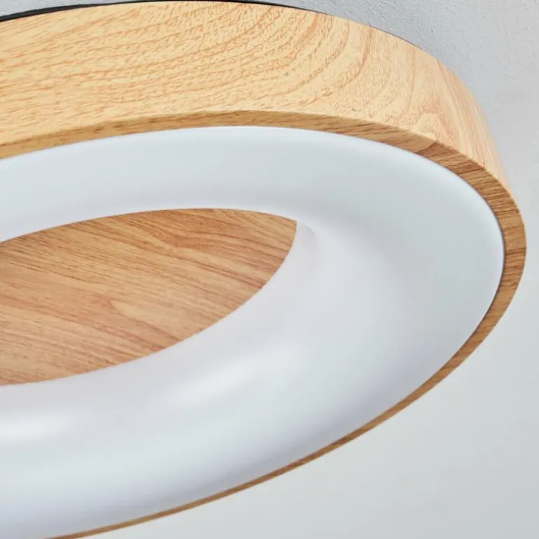 Plafonnier Sachseln LED Noir, 1 lumière