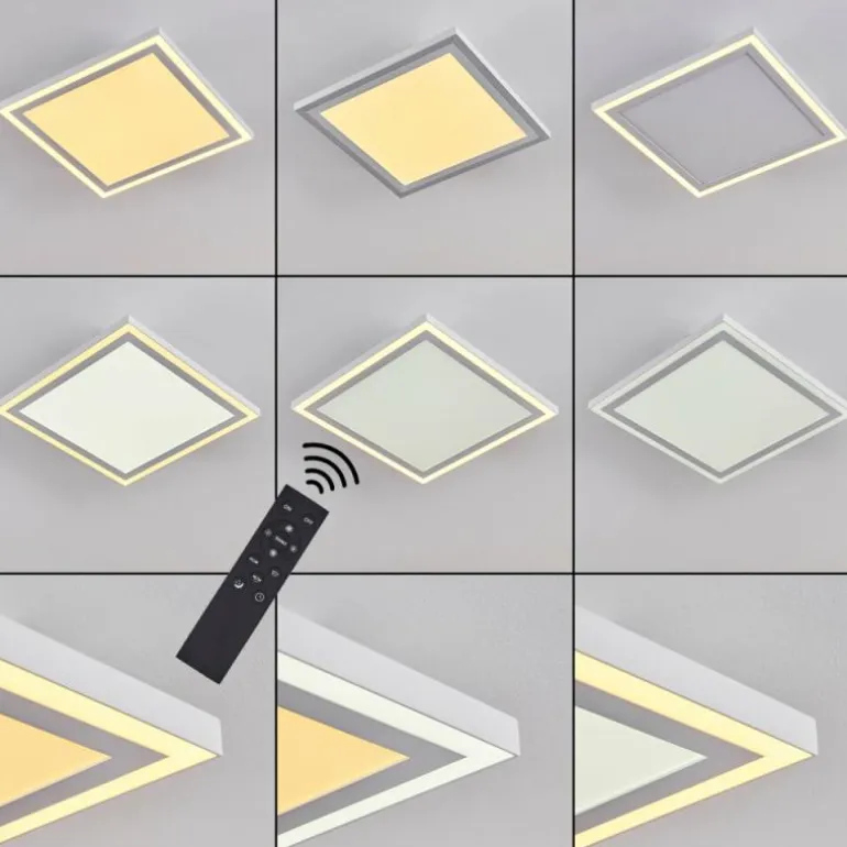 Plafonnier Salamo LED Blanc, 2 lumières