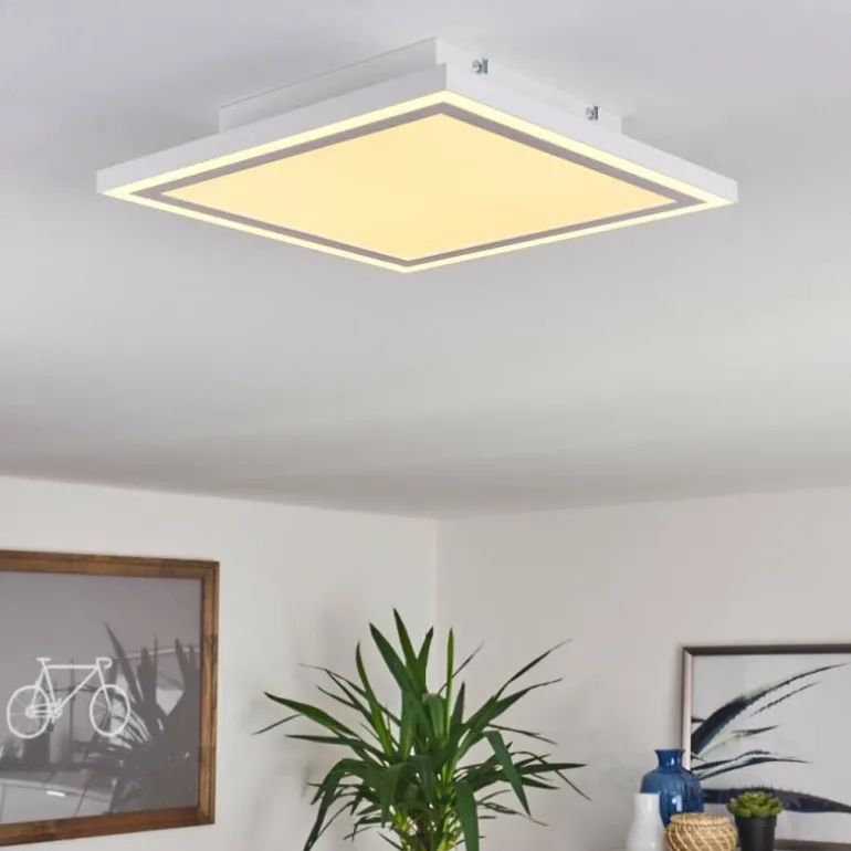 Plafonnier Salamo LED Blanc, 2 lumières
