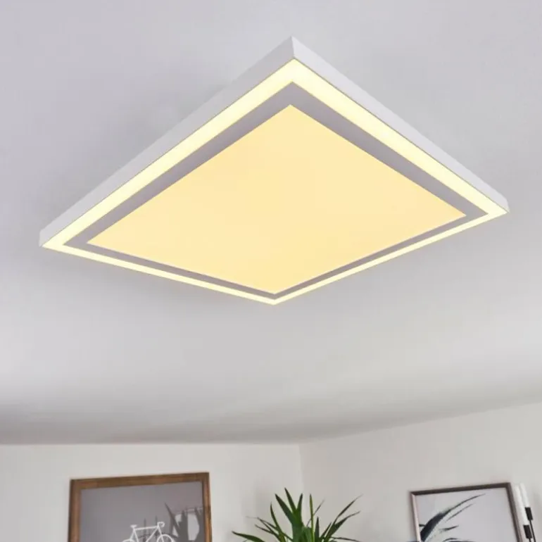 Plafonnier Salamo LED Blanc, 2 lumières