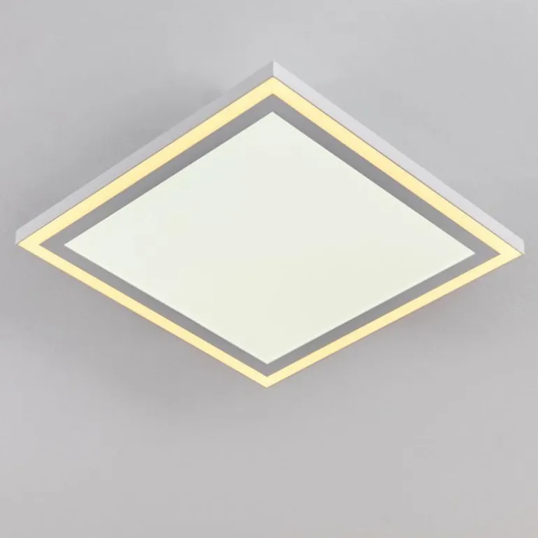 Plafonnier Salamo LED Blanc, 2 lumières