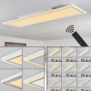 Plafonnier Salamo LED Blanc, 2 lumières, Télécommandes
