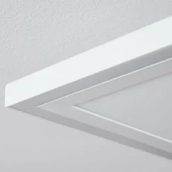 Plafonnier Salamo LED Blanc, 2 lumières, Télécommandes