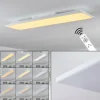 Plafonnier Salamo LED Blanc, 1 lumière, Télécommandes