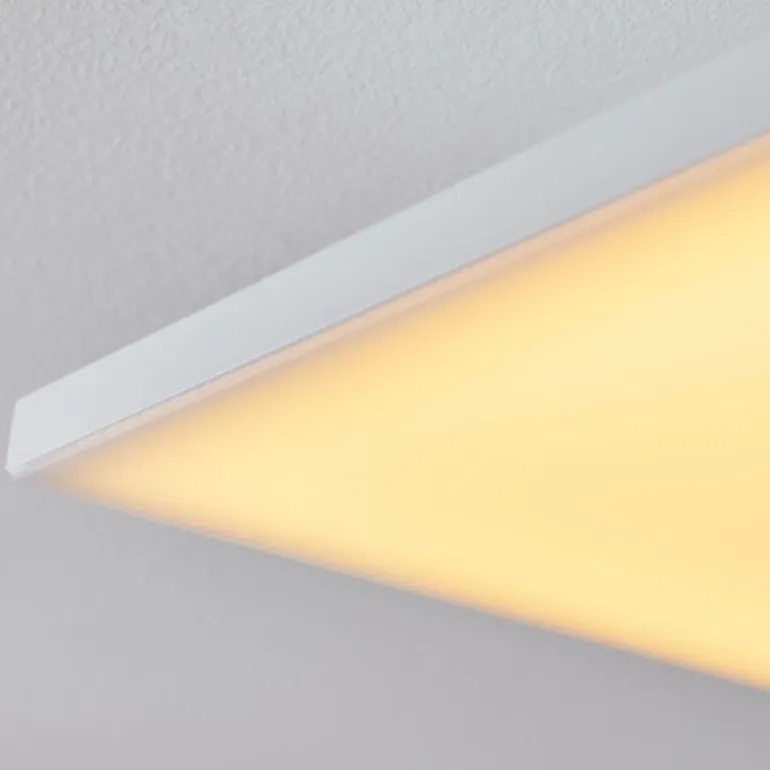 Plafonnier Salamo LED Blanc, 1 lumière, Télécommandes