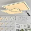 Plafonnier Salamo LED Blanc, 1 lumière, Télécommandes