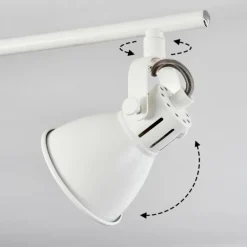 Plafonnier Salinas LED Blanc, 4 lumières