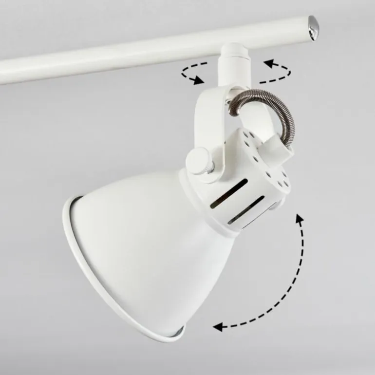 Plafonnier Salinas LED Blanc, 4 lumières