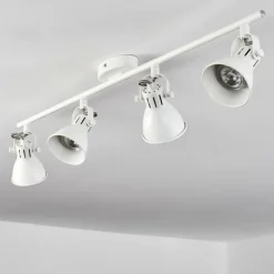 Plafonnier Salinas LED Blanc, 4 lumières