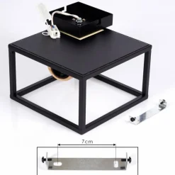 Plafonnier Salla Bois clair, Noir, 1 lumière