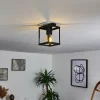 Plafonnier Salla Noir, 1 lumière