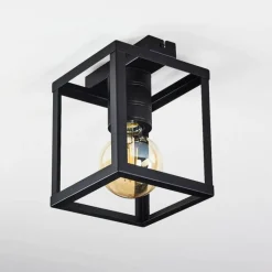 Plafonnier Salla Noir, 1 lumière