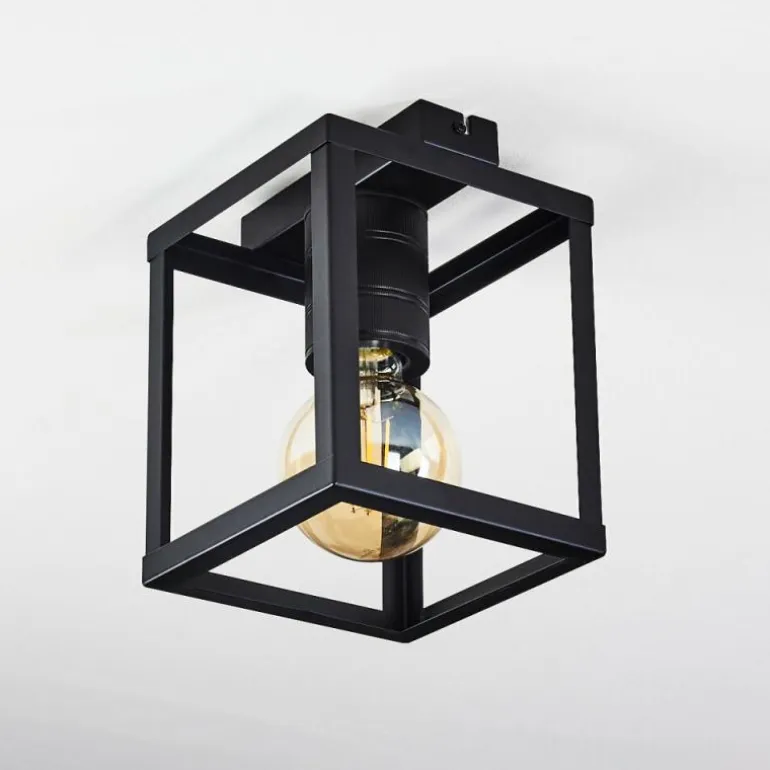 Plafonnier Salla Noir, 1 lumière