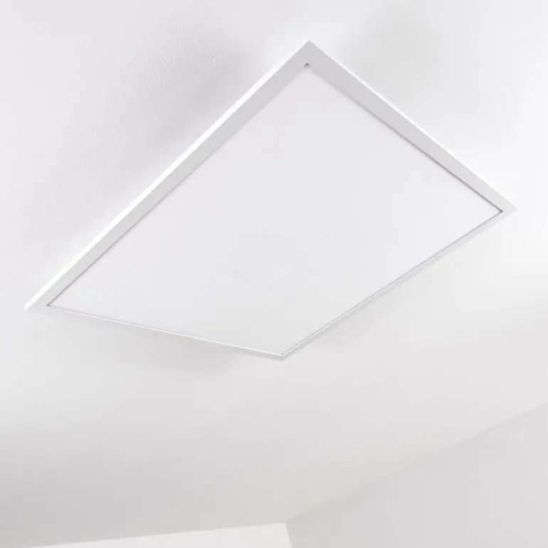 Plafonnier Salmi LED Aluminium, Blanc, 1 lumière