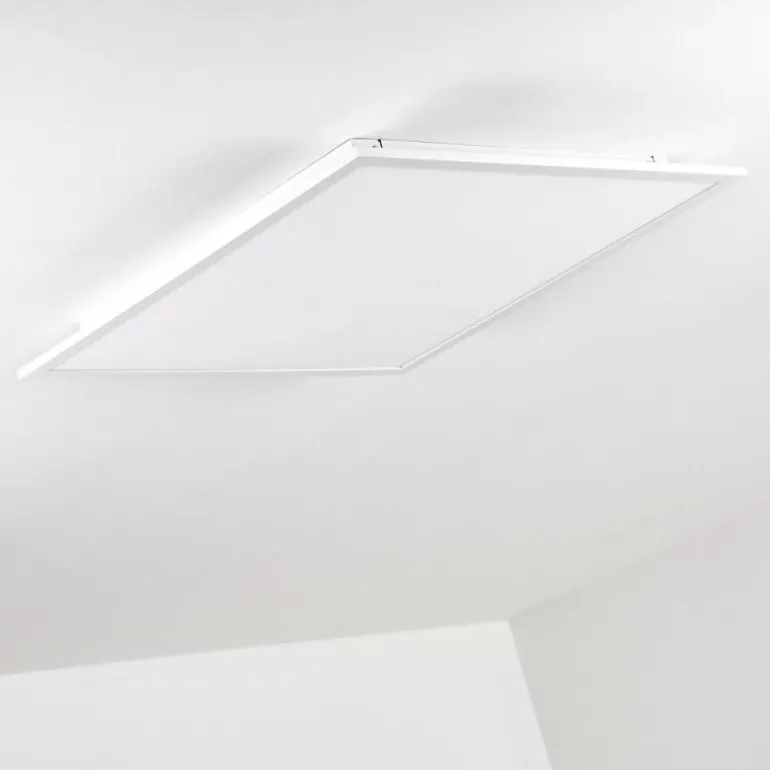 Plafonnier Salmi LED Aluminium, Blanc, 1 lumière