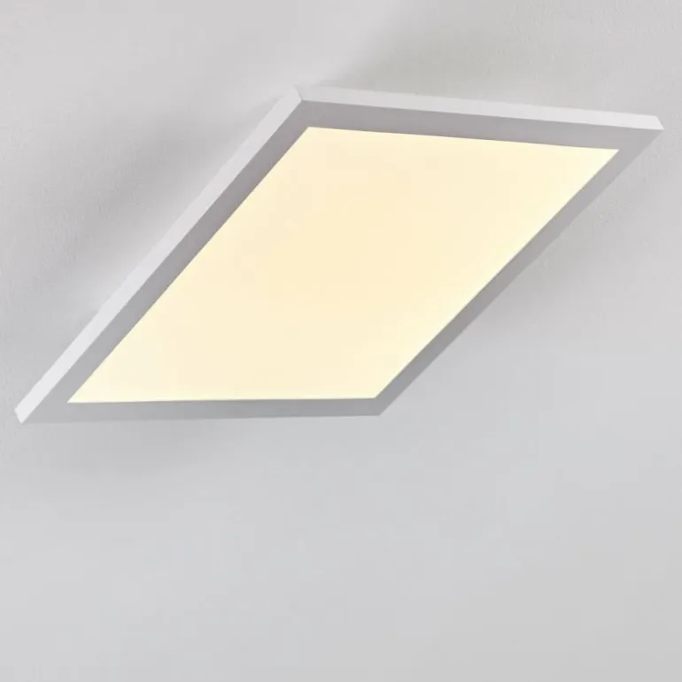 Plafonnier Salmi LED Aluminium, Blanc, 1 lumière