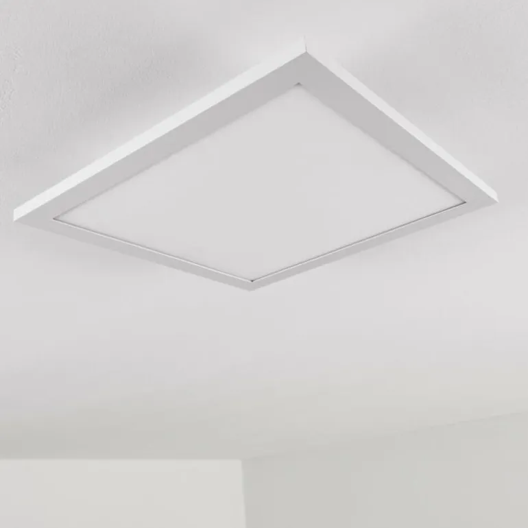 Plafonnier Salmi LED Aluminium, Blanc, 1 lumière