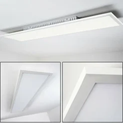 Plafonnier Salmi LED Blanc, 1 lumière