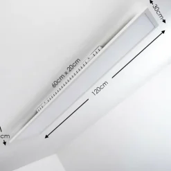 Plafonnier Salmi LED Blanc, 1 lumière