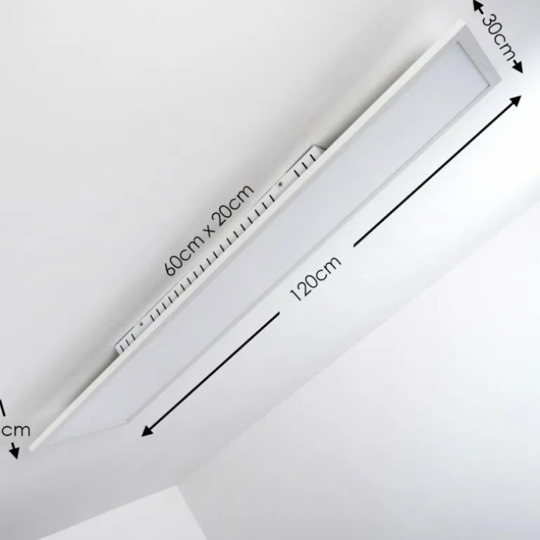 Plafonnier Salmi LED Blanc, 1 lumière