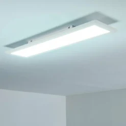Plafonnier Salmi LED Blanc, 1 lumière, Télécommandes