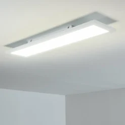 Plafonnier Salmi LED Blanc, 1 lumière, Télécommandes