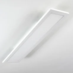 Plafonnier Salmi LED Blanc, 1 lumière, Télécommandes