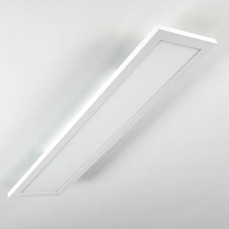 Plafonnier Salmi LED Blanc, 1 lumière, Télécommandes